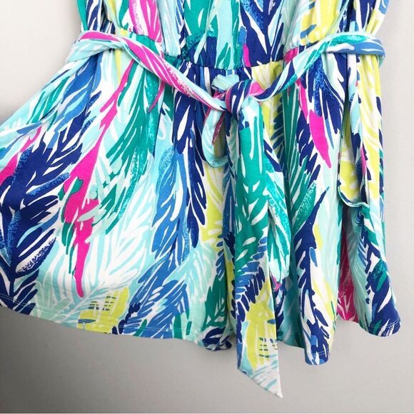 LILLY PULITZER | Strapless Belted Ritz Romper in Light As A Feather Women’s XS - Picture 5 of 11